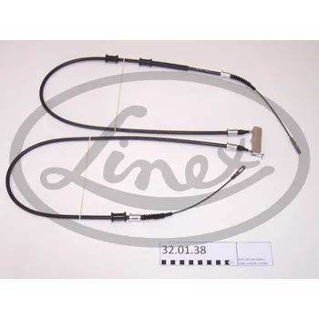 Lanko parkovací brzdy Tazne lanko, provozni brzda, , 522585, 90334462, LINEX, 32.01.38