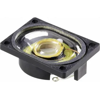 Elektronika LSM-S30M/K 1.1 palec 2.8 cm mini reproduktor 1 W 8 Ω Oval, Transparentní membrána