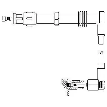 Zapalovací kabel zapalovací kabel, , BREMI, 113/45