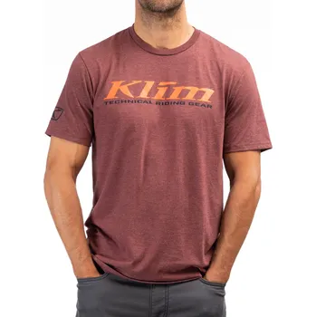 Moto bunda Triko KLIM K Corp SS T MAROON FROST - RED ORANGE M