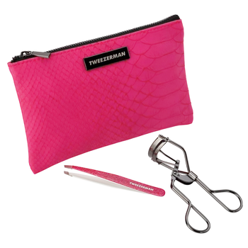 Tweezerman GLITZ & GLAM Gift Set kleštičky a pinzeta v růžové taštičce + dárek a doprava zdarma