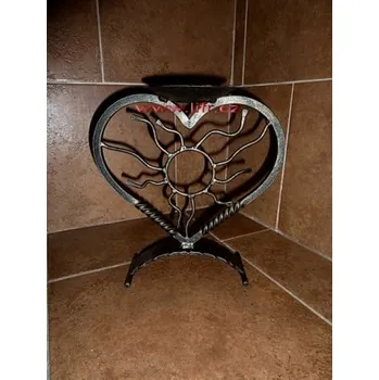 Svícen Kovový, kovaný svícen Magické slunce