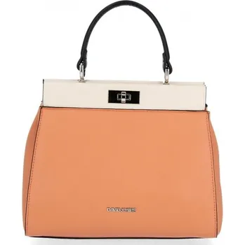 Kabelka Dámská kabelka listonoška David Jones korálová 6310-1