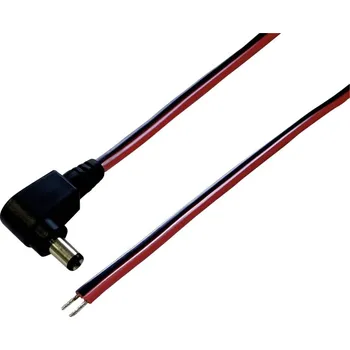 elektrický kabel TRU COMPONENTS 1582294 nízkonapěťový připojovací kabel nízkonapěťová zástrčka - kabel s otevřenými konci 5.5 mm 2.1 mm 2