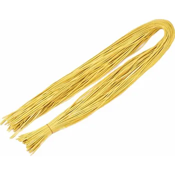 Řetízek Kožený řemínek barva zlatá 1 m 1 m x 2,8 mm