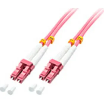 Síťový kabel LINDY 46341 optické vlákno optické vlákno kabel 2.00 m fialová Multimode OM4