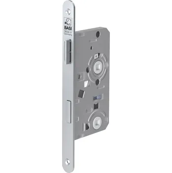 zadlabací zámek Basi 9350-5532 zadlabací dveřní zámek stříbrná
