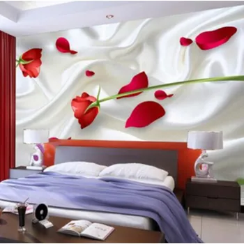Fototapeta Solution Media 3D tapeta - Červená růže MU477 1 - Voděodolné plátno - Textilní tapeta omyvatelná - 250g/m2