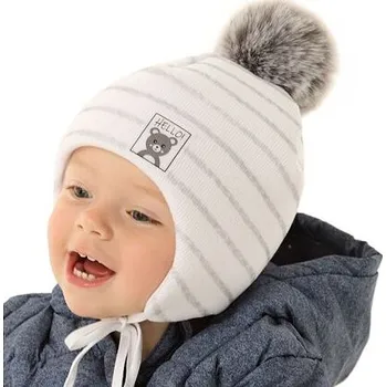 Kojenecká čepice zimní čepice pro miminka Marika Stefanek velikost 42