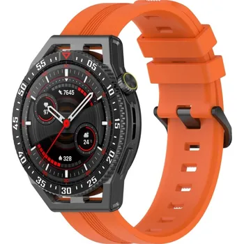 Sluchátka VSECHNONAMOBIL 59912 RUBBER Silikonový řemínek Huawei Watch Buds / GT3 SE / GT3 Pro 46mm oranžový