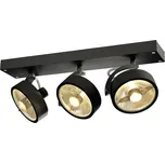 BIG WHITE KALU, nástěnné a stropní svítidlo, QPAR111, tři žárovky, černé, max. 75W 1000704