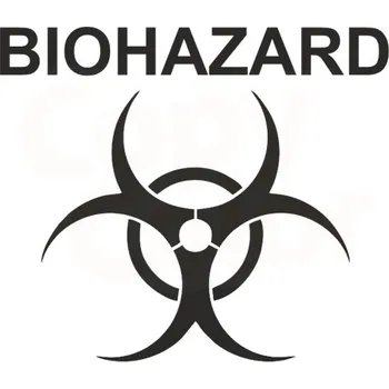 Speciální papír BIOHAZARD - Samolepka PVC