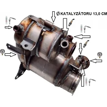 Filtr pevných částic Filtr pevných částic DPF. (PR JMJ 1323-6)