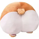 Roztomilý plyšový polštář pes corgi zadek s kapsami - 30 x 40 cm