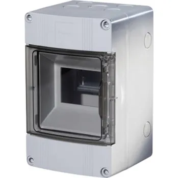 Rozvaděč F-Tronic 7240026 APV4 rozvodná skříň na omítku Počet modulů (šířka) = 4 Počet řádků = 1 Obsah 1 ks