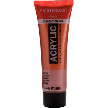 Výtvarná barva Akrylová barva Amsterdam Standard - 805 Copper Objem: 20 ml