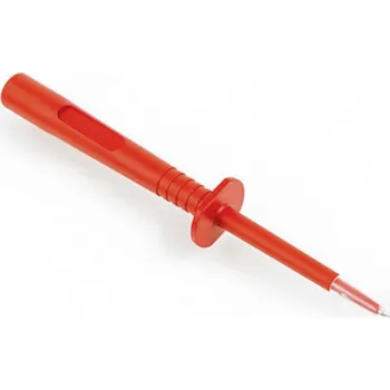 Elektrická zásuvka HT Instruments 402-IECR bezpečnostní zkušební hrot banánková zdířka , zásuvka 4 mm, konektor 4 mm CAT III 1000 V červená