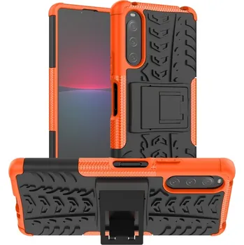 Pouzdro na tablet VSECHNONAMOBIL 47477 STAND Extra odolný obal Sony Xperia 10 IV 5G oranžový