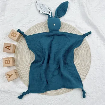 Hračka pro nejmenší Sleepy Bunny Usínáček Muchláček Modrý