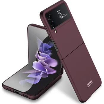 Pouzdro na mobilní telefon GKK 48072 GKK Plastový kryt Samsung Galaxy Z Flip4 5G tmavě fialový