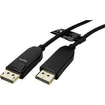Video kabel Value DisplayPort aktivní optický kabel v.1.4 (HBR3, 8K@30Hz), DP(M)-DP(M), 50m - 14.99.3469