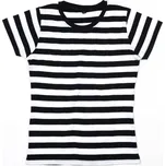 Pruhované triko Mantis Lines Ladies - černé-bílé, S
