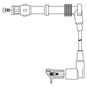 Zapalovací kabel zapalovací kabel, , BREMI, 106/50