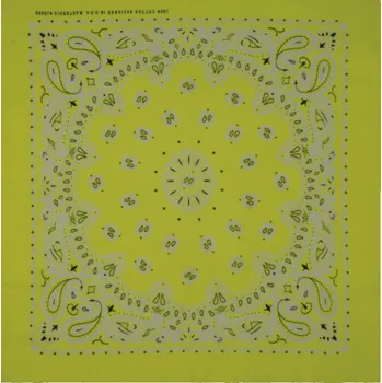 Šátek Šátek Bandana XL Urban Classics - žlutý