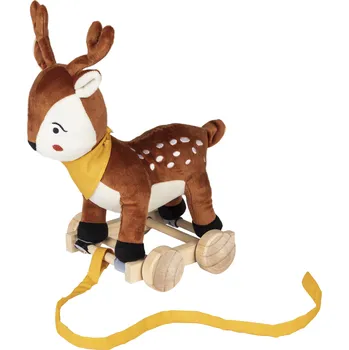 Hračka pro nejmenší lupilu® Zvířátko na šňůrce / Hrací skříňka (tahací jelen)
