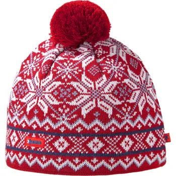 Čepice Pletená Merino čepice Kama AW06 Barva: 104 červená, Size: XL