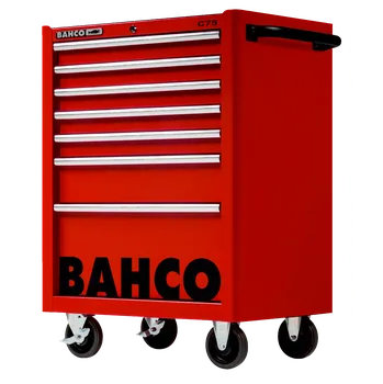 Mobilní dílenský vozík (červený) 1475K7RED (vozík se 7 zásuvkami)