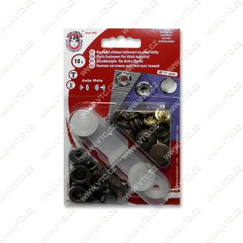 Sada druků Koh-I-Noor AM6 staroměď hladký blistr 10 ks - bronzová