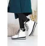 SPORT Bílé kotníkové boty 81316-5WH Velikost: 37