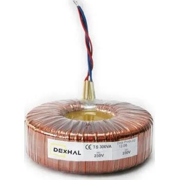 Transformátor Síťový transformátor toroidní 200VA, 230V/2x22V (22-0-22V), 2x4,5A