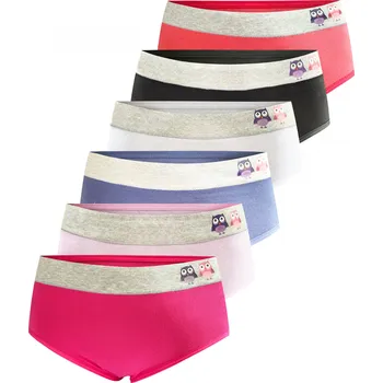 Kalhotky FANNIFEN Dámské veselé kalhotky SOVA YW4144 - 3 ks v balení Velikost: 2XL