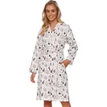 Dn Nightwear Snowman dámský župan bílý
