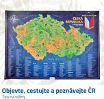 Stírací mapa České republiky modrá 82 x…