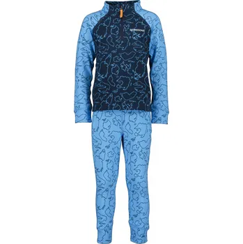 Set dětského termoprádla Dětské termoprádlo Didriksons Jadis set print Play Blue G07 80