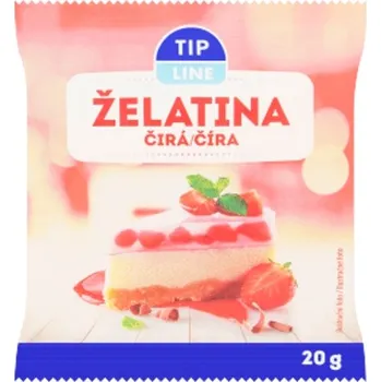 PKSolvent Tip line Želatina v prášku, kuchyňská čirá, 20 g