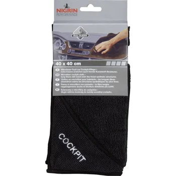 NIGRIN 71117 Cockpit utěrka z mikrovlákna 1 ks (d x š) 40 cm x 40 cm