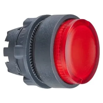 Stavebniny SCHN ZB5AW14 Ovládací hlavice stiskací prosvětlená, s přesahem - rudá