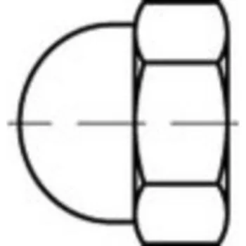 Kabelové oko TOOLCRAFT ozdobné krytky plast TO-5455341 100 ks