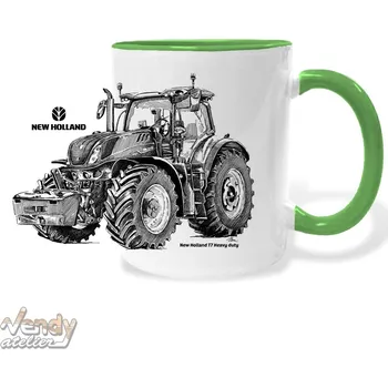 Hrnek - New Holland T7 Barva: Zelená