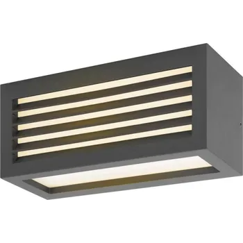 Venkovní osvětlení BIG WHITE BOX_L LED venkovní nástěnné a stropní nástavbové svítidlo, antracit, IP44, 3000K, 19W 1002035