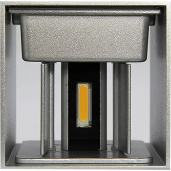 Venkovní osvětlení mlight 81-4028 venkovní nástěnné LED osvětlení 6 W stříbrná