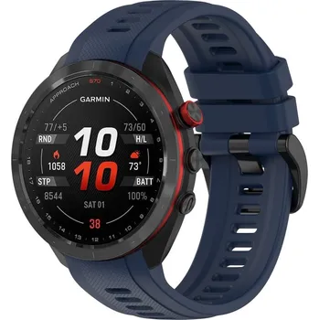 Příslušenství k chytrým hodinkám VSECHNONAMOBIL 63142 SILICONE Řemínek pro Garmin Approach S70 - 42mm modrý