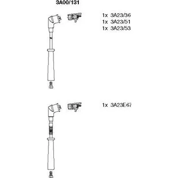 Zapalovací kabel Sada kabelů pro zapalování, , 8BS18140A, F26718140B, BREMI, 3A00/131