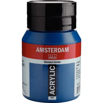 Vodová barva Akrylová barva Amsterdam Standard - 557 Greenish Blue Objem: 500 ml