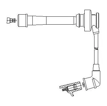 Zapalovací kabel zapalovací kabel, , BREMI, 338/26