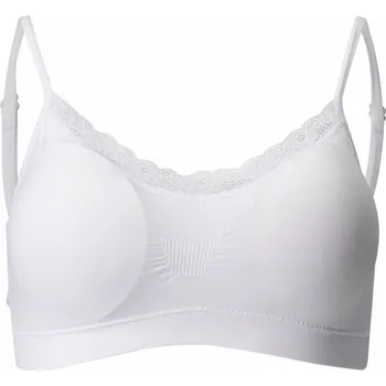 GREENICE Bezešvá lambáda s krajkou GREE-3063 Barva: Bílá, Velikost: M/L